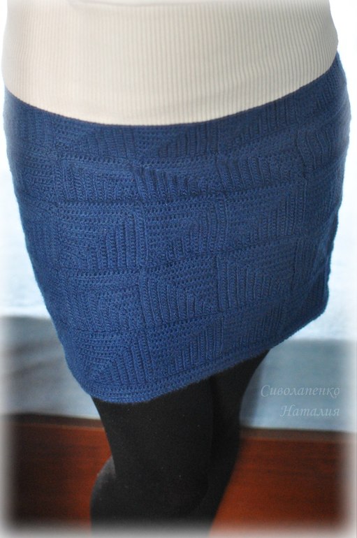 Юбка из квадратов