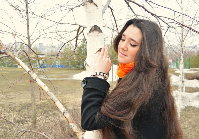 Алина и шарфик....