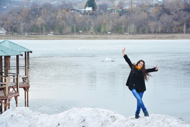 Алина и шарфик....