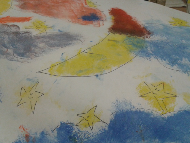 Розовый лев и не только: наши с дочкой творилки (9 месяцев - 1 год+)