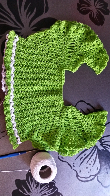 Ромашковое платье для доченьки.