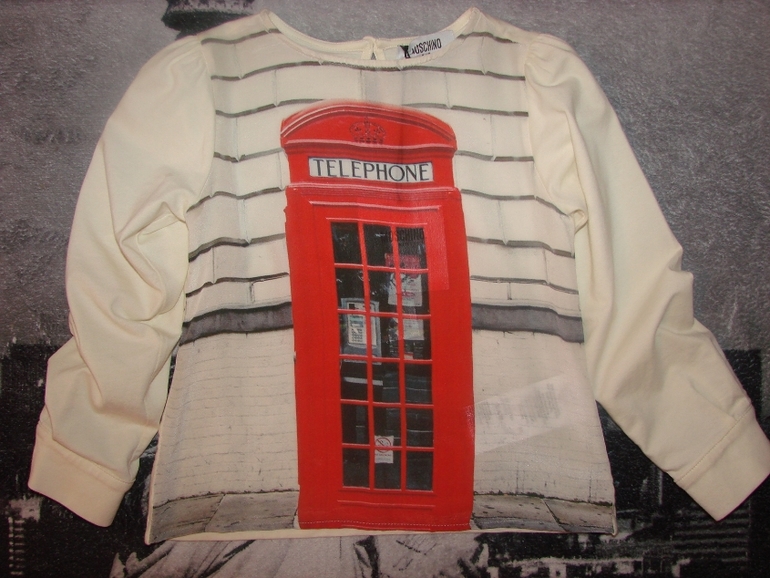 Комплект блузка Moschino (р.3А) и брючки Monnalisa (р.104)