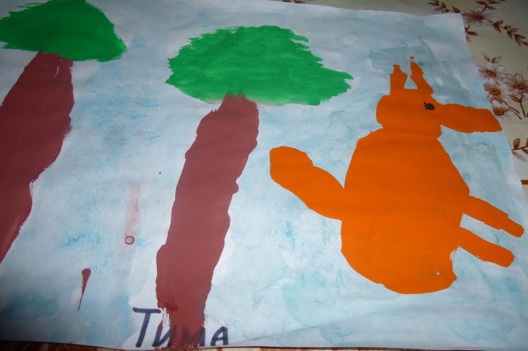 Вот такой у меня талантливый художник растете)))