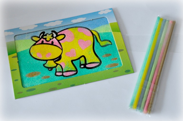 Рисование песком