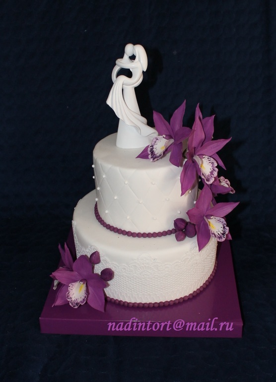 Свадебный с орхидеями