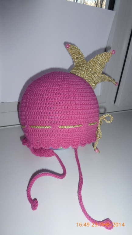 шапка принцесса