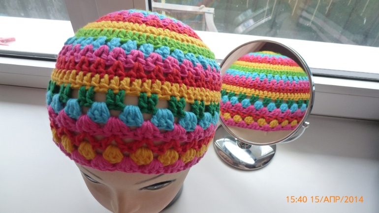 шапочка конфетти