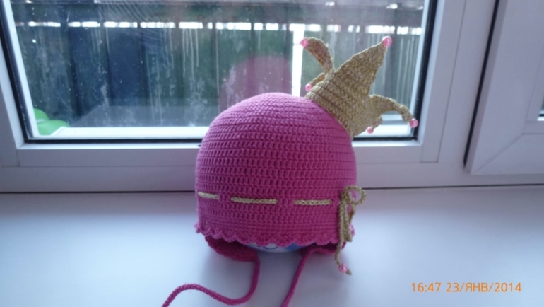 шапка принцесса