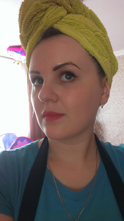 Обновила бровки