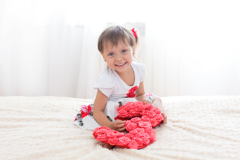 Моей славной девочке 3 года