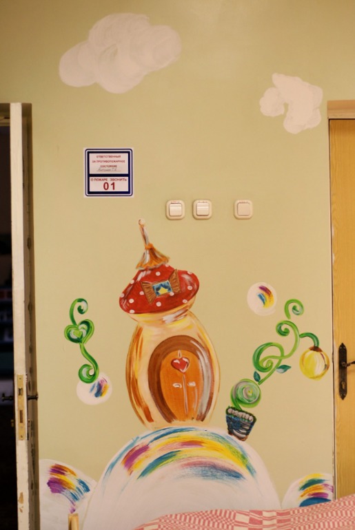 Спальня в садике