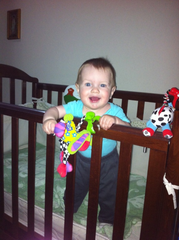 Наконец-то пополз + седьмой зуб!