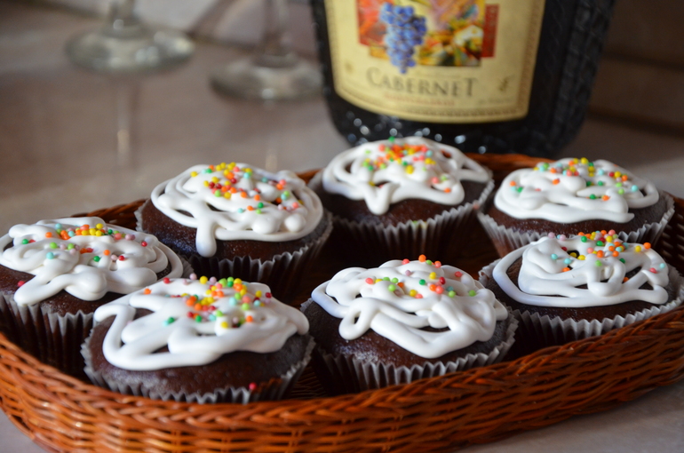 Кофейные кексы, рецепт Марины-Мандарины