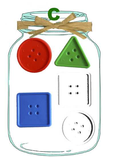 Автомобильный завод, банки с леденцами – игры с геометрическими пуговицами