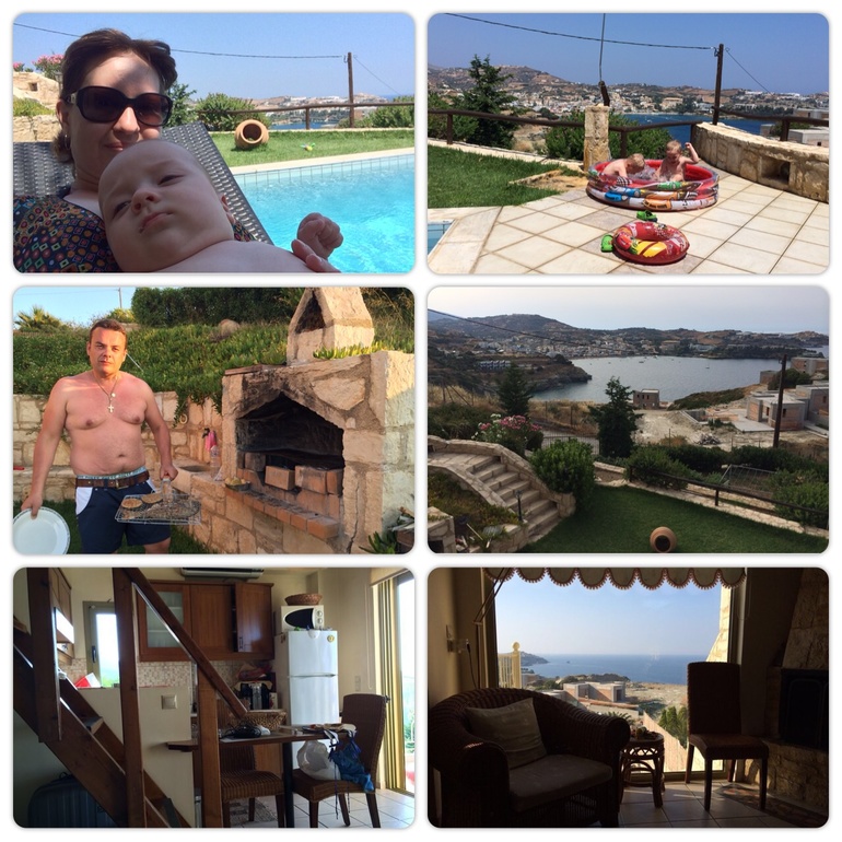 На Крит большой семьей :-)