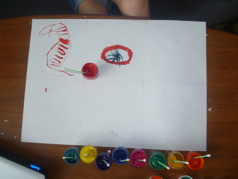 Занятие второе или проба ватной палочки