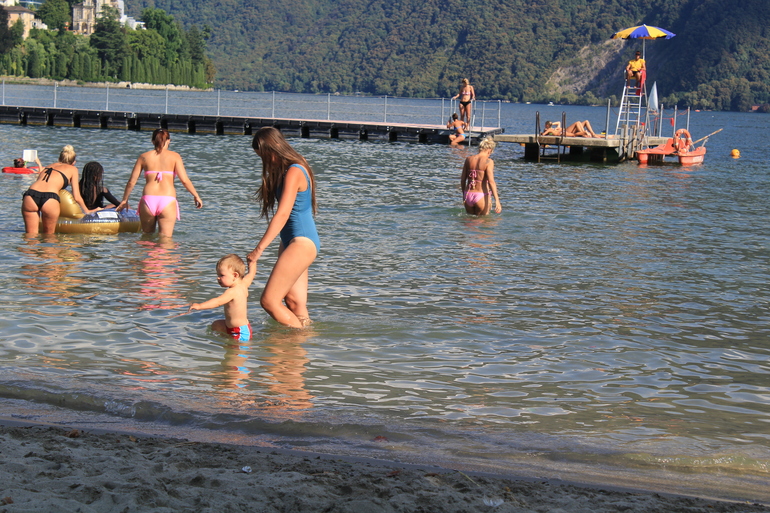 Летний европейский трип 2013 с годовасиком. Часть 7. Менаджио и озеро Лугано