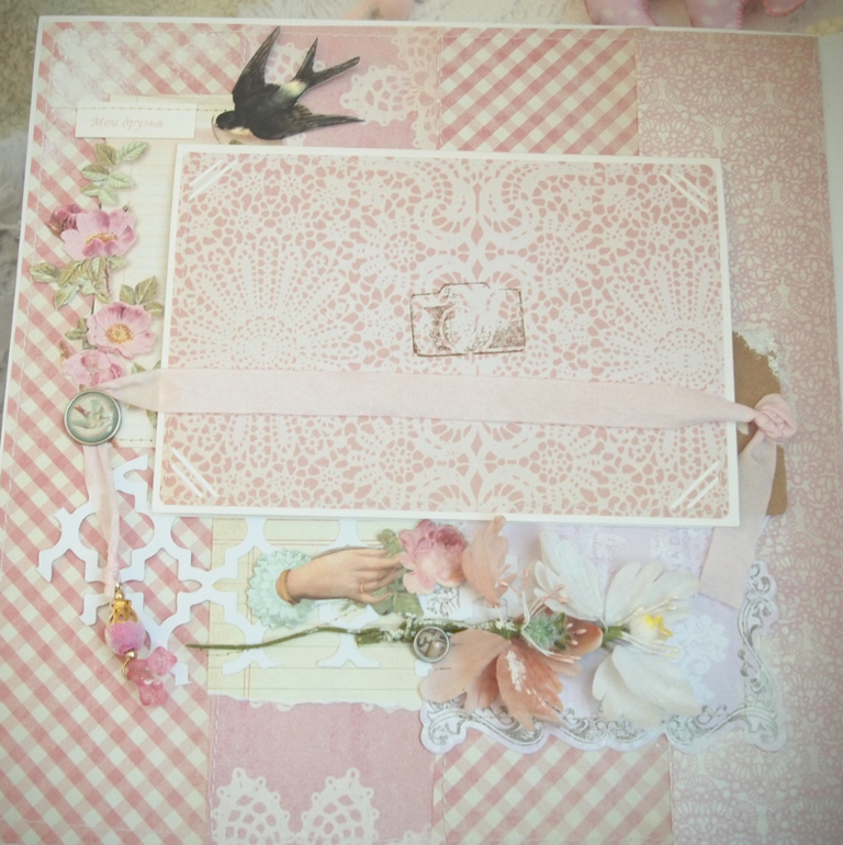 Зефирный альбом для маленькой девчушки Кати