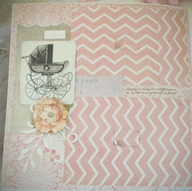 Зефирный альбом для маленькой девчушки Кати