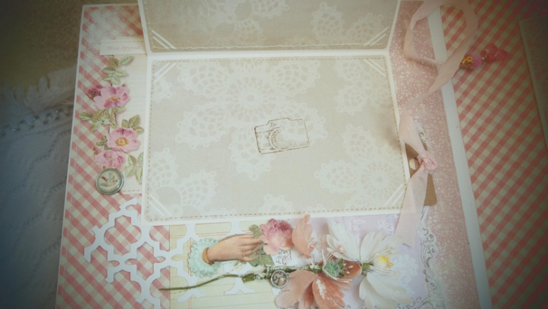 Зефирный альбом для маленькой девчушки Кати