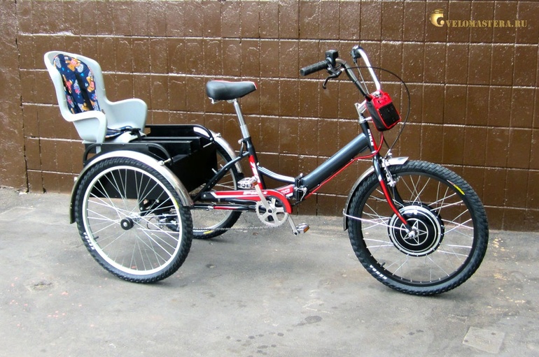 Купить двухместный электровелосипед. Четырехколесный велосипед Contes Engineering Athos. Трехколесный велосипед из двухколесного. Трёхколёсный велосипед взрослый. Трехколесный велосипед с моторчиком.