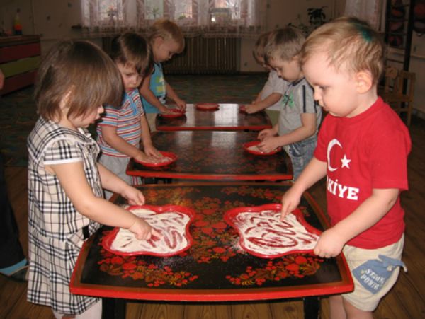 Рисуем крупами