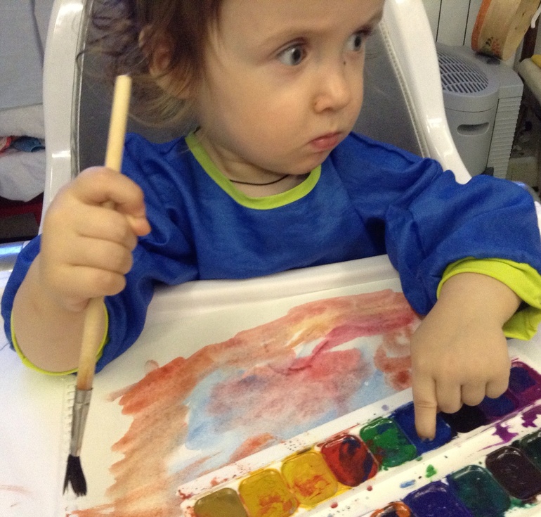 Художка. Акварель и полиэтилен. Что - то в этом есть ;))))