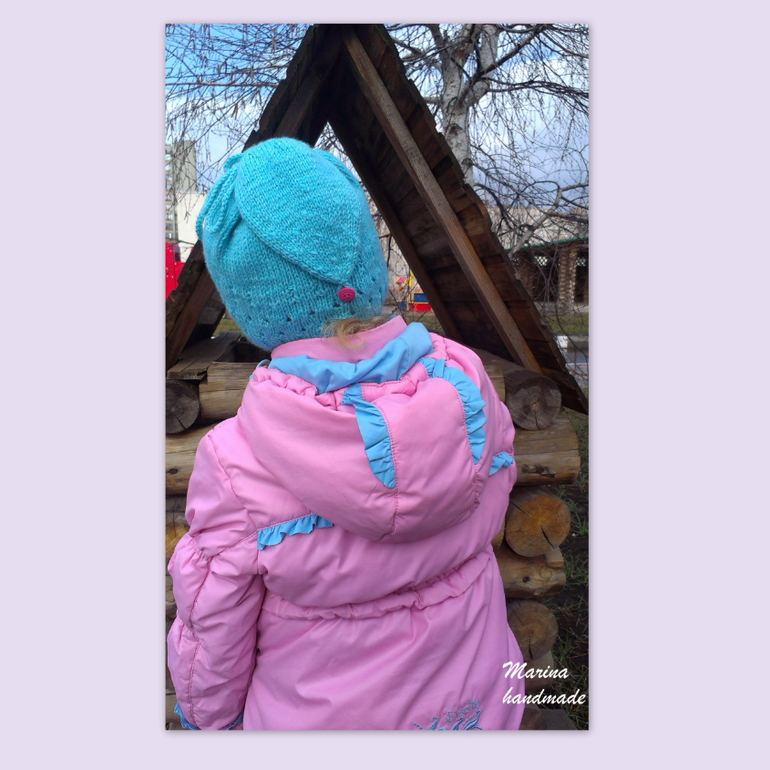 Шапочка для доченьки "Голубушка"