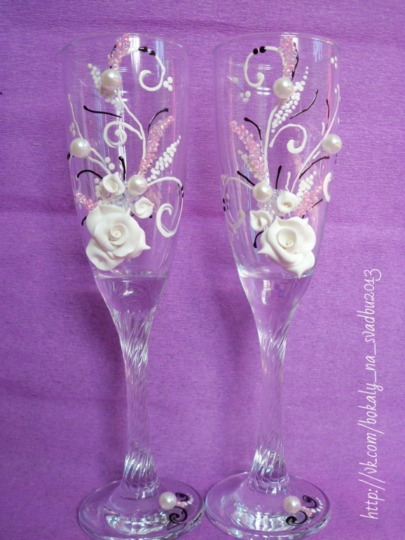 Бокальчики с весенним настроением!!!