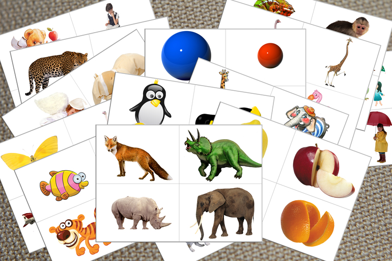 Самодельное пособие по развитию логического мышления.