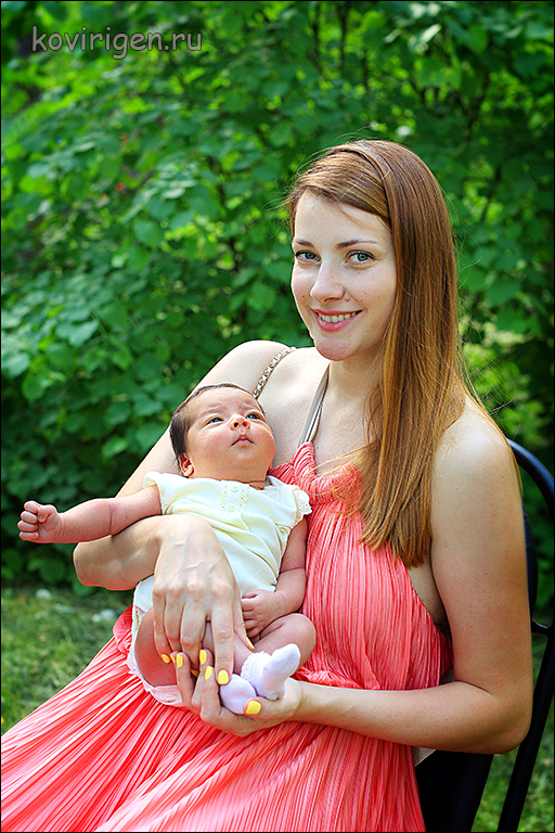 Счастливая мама трих детей!