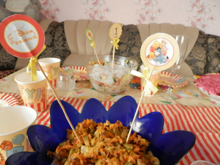 Наше вини-пуховое годовасие!!