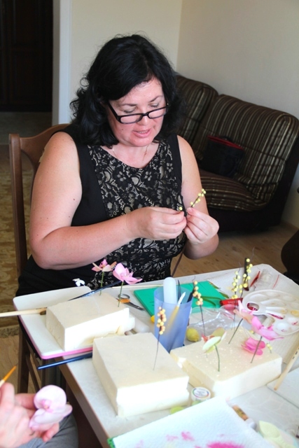 Отчет, о прошедшем курсе по сахарной флористике от  Виктории Кулбжевой