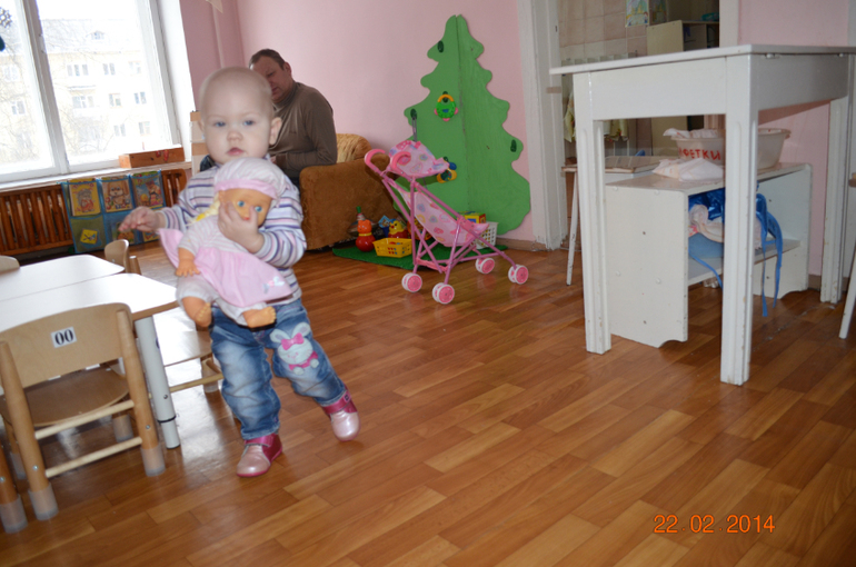 очередной поход в сад...