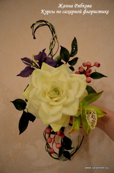 Отчёт с курсов сахарной флористики, преподаватель Жанна Рябкова!