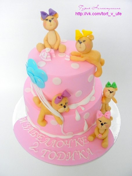 Торты для девочки с мишками)))