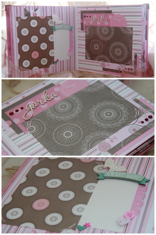 Мой первый тканевый альбом:)