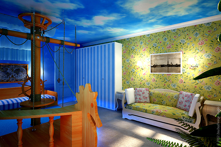 Комната для мальчика 3-х лет