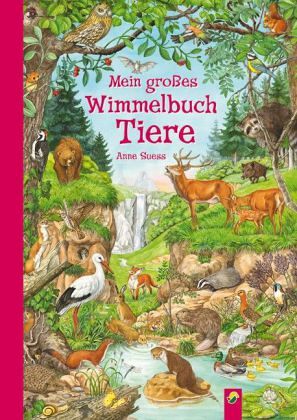 Развороты Mein großes Wimmelbuch Tiere, Anne Suess