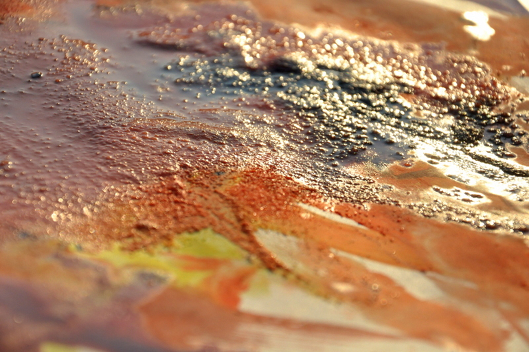 Первые пробы: ГУАШЬ (1,4 года)