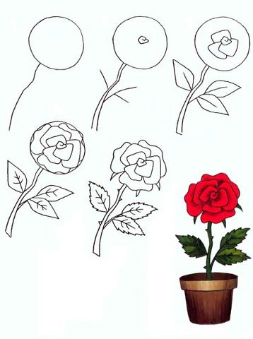 рисуем цветы