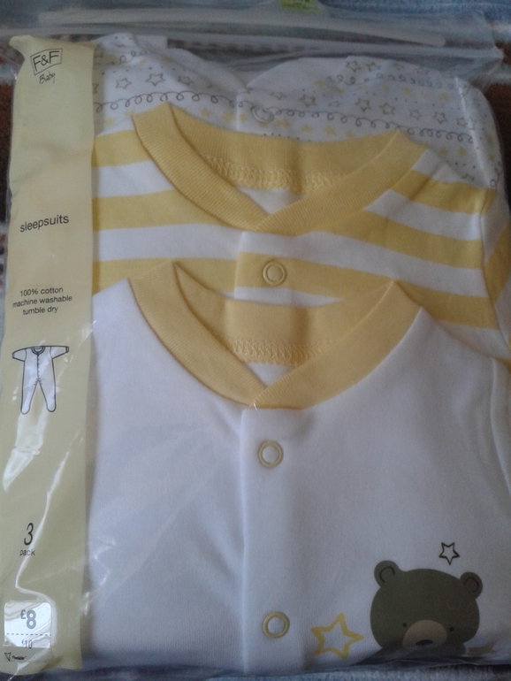 Комбинезоны-слипы по 3 шт. в упаковке 12-18м НОВЫЕ!