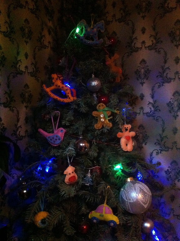 Мое знакомство с фетром))Игрушки на елку