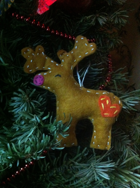 Мое знакомство с фетром))Игрушки на елку