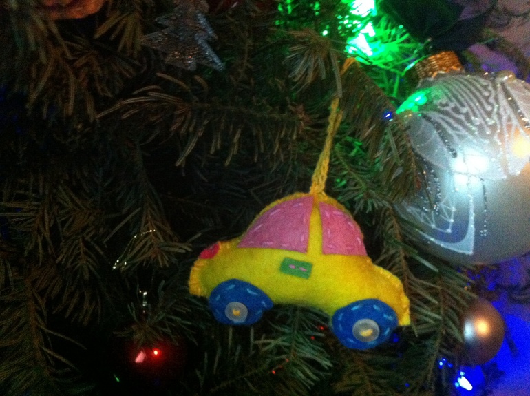 Мое знакомство с фетром))Игрушки на елку