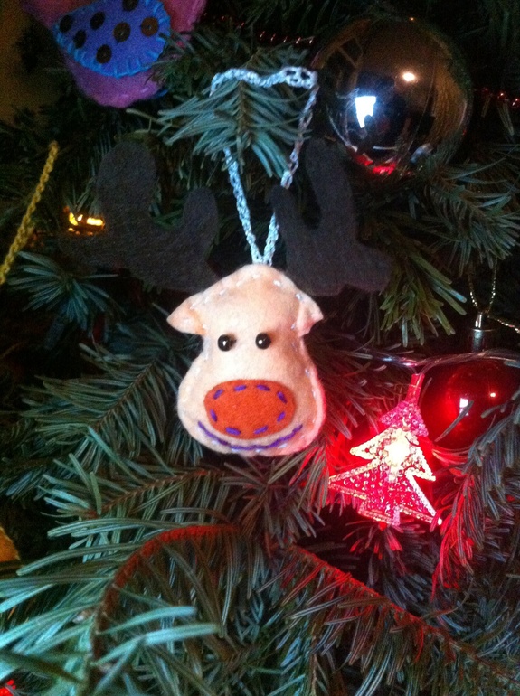 Мое знакомство с фетром))Игрушки на елку