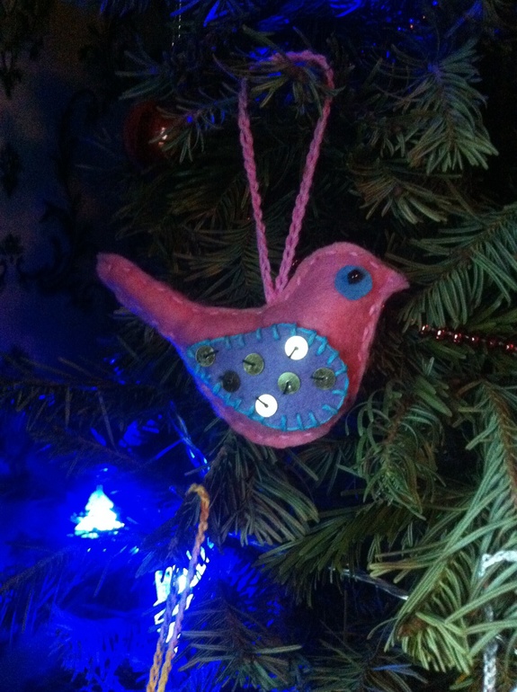 Мое знакомство с фетром))Игрушки на елку