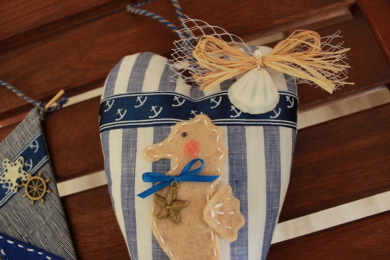 Мои набора для декора интерьера в морсом стиле.