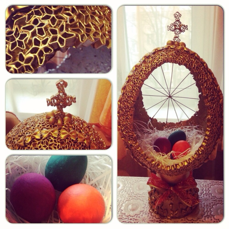 Наша поделка в детский сад к Пасхе.