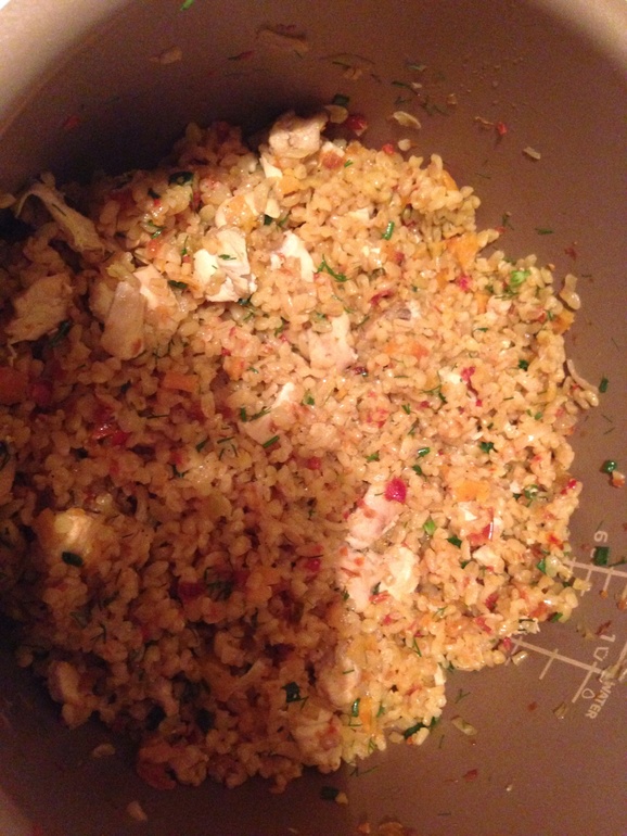 Плов из булгура